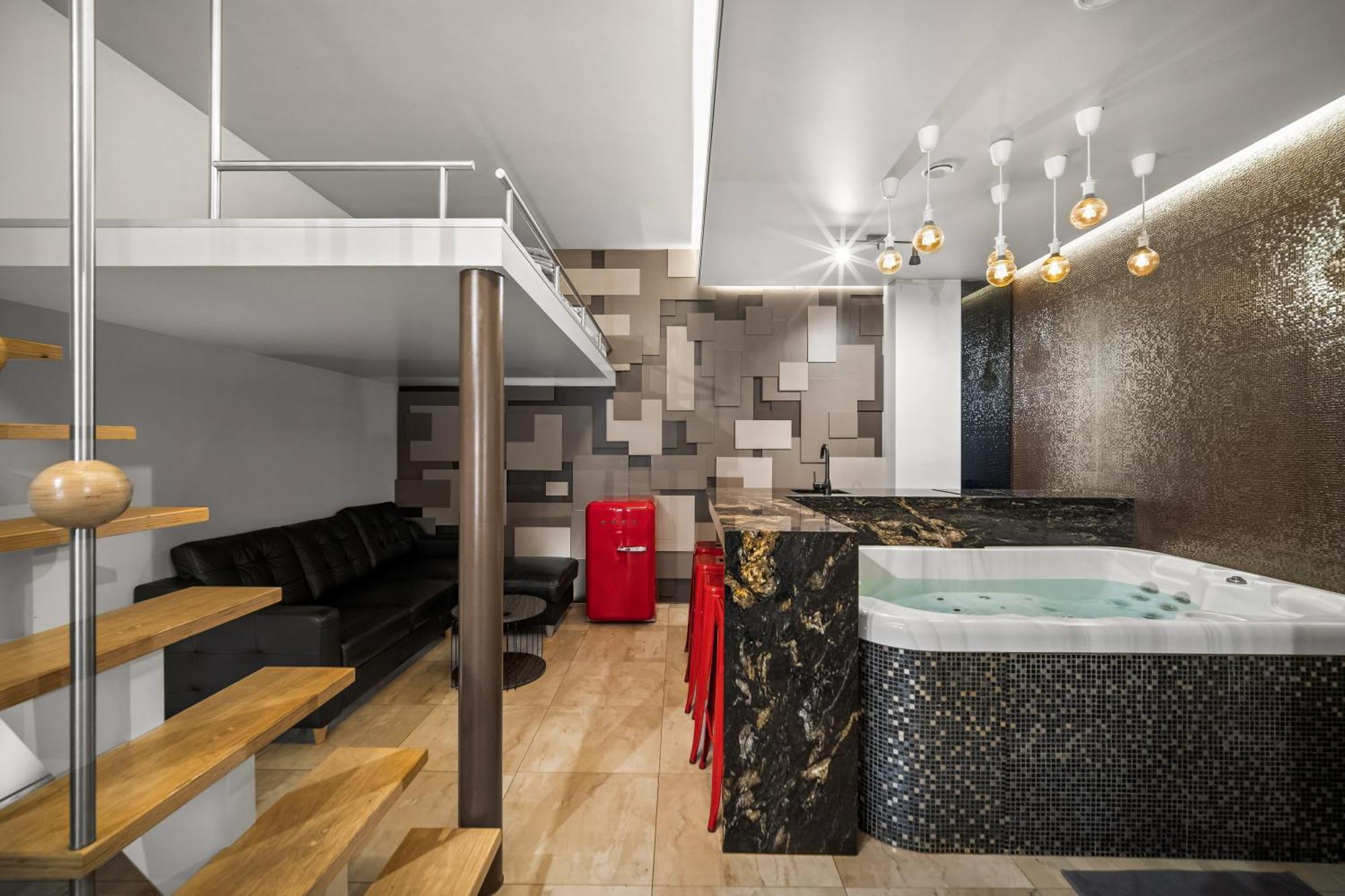 Secret Lounge - Cozy Studio With Sauna And Jacuzzi VNO Kültér fotó